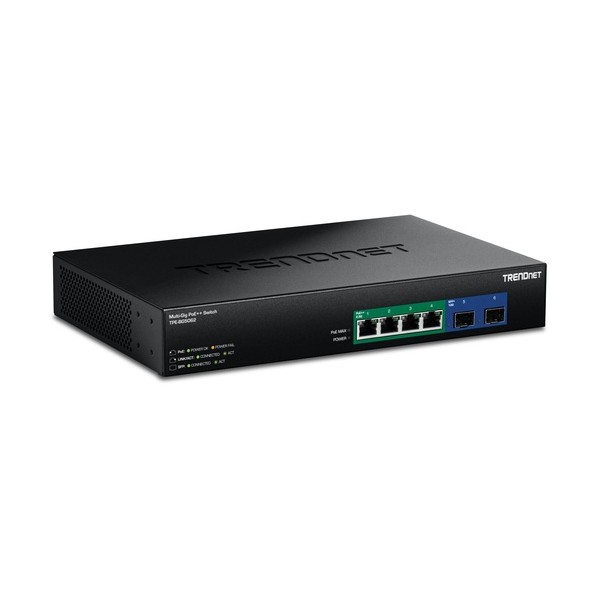 マルチギガビットハブ 6ポート 2.5G GaN電源 PoE++スイッチ 10G SFP+ポート搭載 240W TPE-BG5062/A