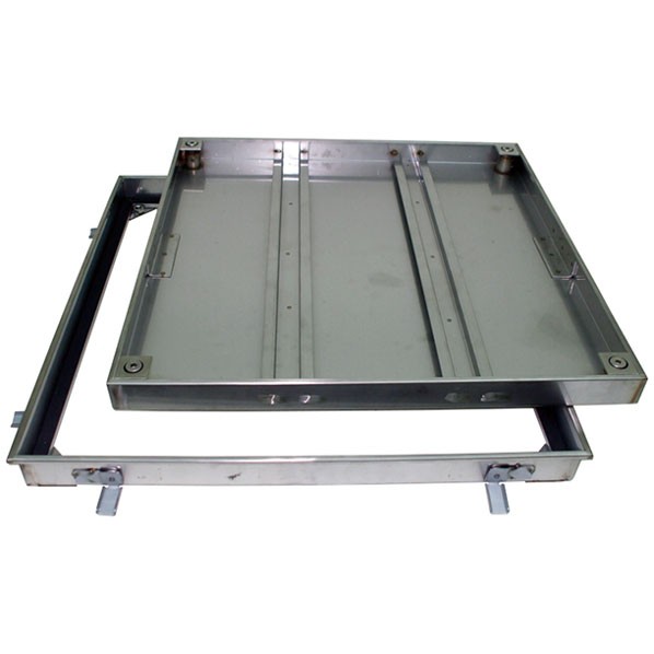 フロアーハッチ モルタル充填用 密閉型 屋内外用 専用ハンドル付き HWP-MS 450 1個｜DIY FACTORY ONLINE SHOP