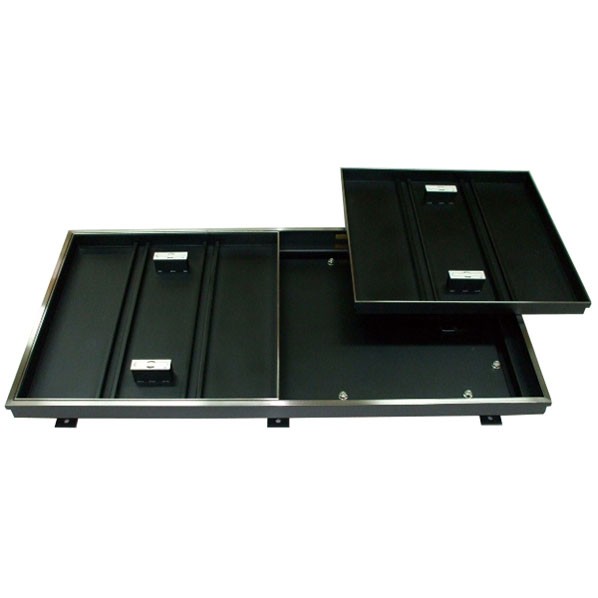 大口径マシンハッチ モルタル充填用 密閉型 ステンレス目地 二重蓋(歩行用) BH-8SW 600×1200 1台|DIY FACTORY ONLINE SHOP