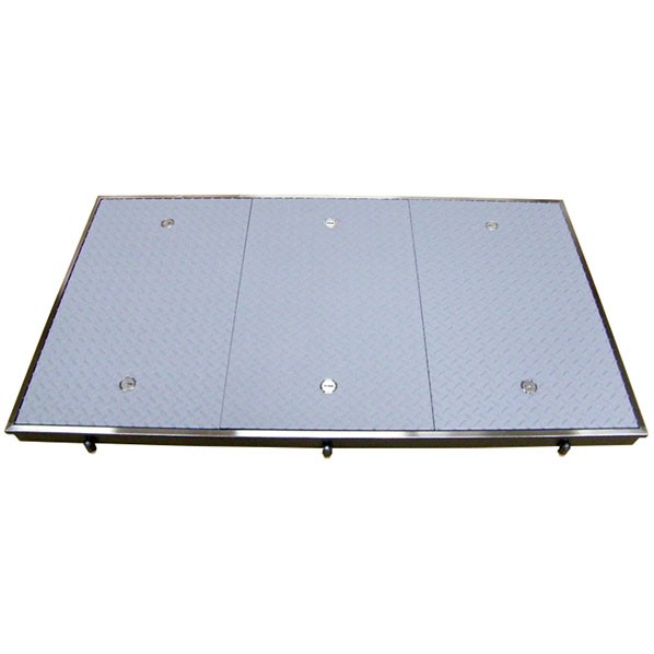大口径マシンハッチ スチール縞鋼板蓋 一般型 T-14用 BH-CS-14 700&times;1300 1個｜DIY FACTORY ONLINE SHOP