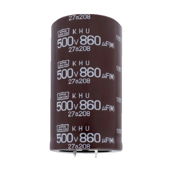 大型軽銀電解コンデンサ KHU続きもの 450V 1230μF EKHU451VSN1C2MR80S