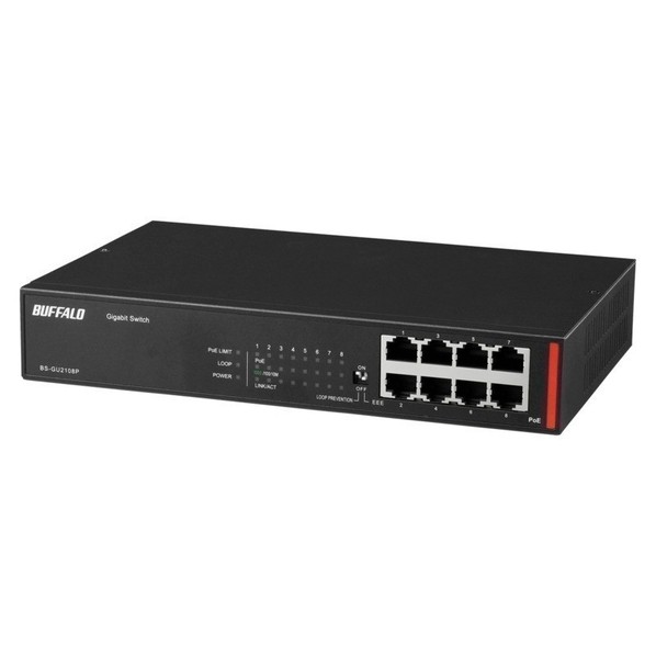 緩衝装置置き目 法人向け Giga相応う Layer2 アンマネージスイッチ 8界面 BS-GU2108P 1点