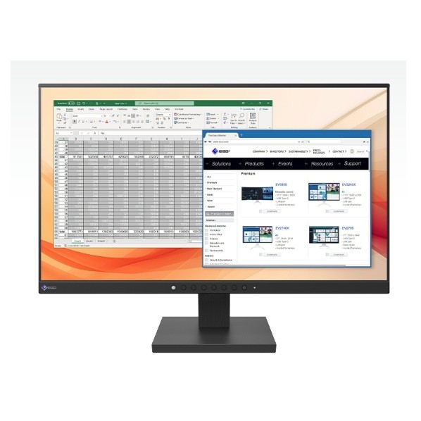 EIZO 液晶見せびらかす HDMI、DisplayPort、D-Sub 21.5型 (55.0 珊) セレーングレイ EV2130-GY 1点