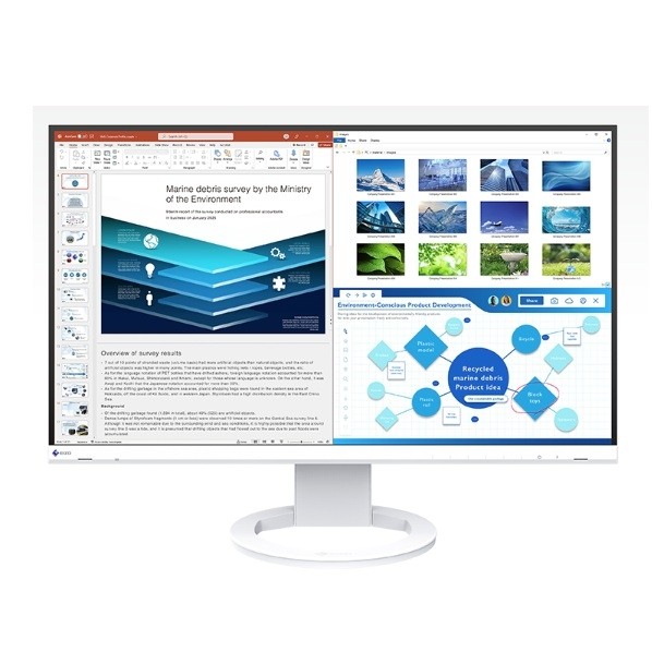 EIZO 液晶見せびらかす HDMI、DisplayPort、USB Type-C 27.0型 (68.5 珊) 白いこと EV2720S-WT 1点