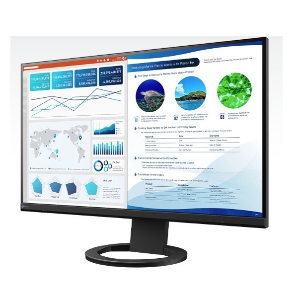 EIZO 液晶見せびらかす USB Type-C、DisplayPort、HDMI 27.0型 (68.5 珊) 黒いこと EV2740S-BK 1点