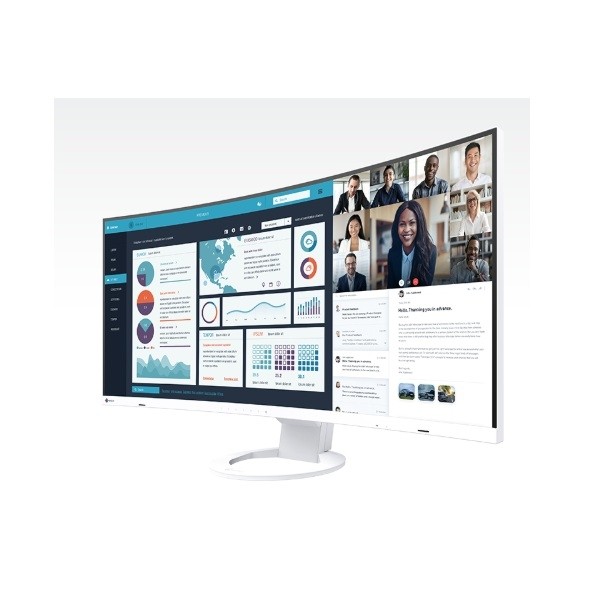 EIZO 液晶ディスプレイ HDMI、DisplayPort、USB Type-C 37.5型 (95.3 cm) ホワイト EV3895-WT 1点|DIY FACTORY ONLINE SHOP