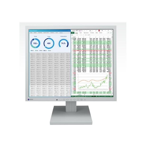 液晶ディスプレイ DVI、D-Sub 17.0型 (43.3 cm) セレーングレイ S1734-TGY 1点