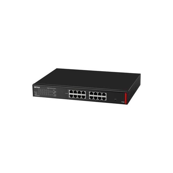 バッファロー 法人向け Giga対応 PoE Layer2 スマートLiteスイッチ 16ポート BS-GSL2016P 1個|DIY FACTORY ONLINE SHOP