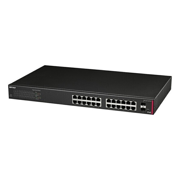 緩衝装置置き目 法人向け 度合い2 Giga PoE かっこ良い取り替えっこ BS-GS2124P/HP 1個