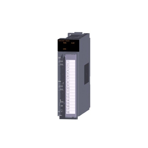 制御装置 PLC(Q続きもの) 高さ98x幅27.4x奥ふかさ112粍 Q62AD-DGH 1点