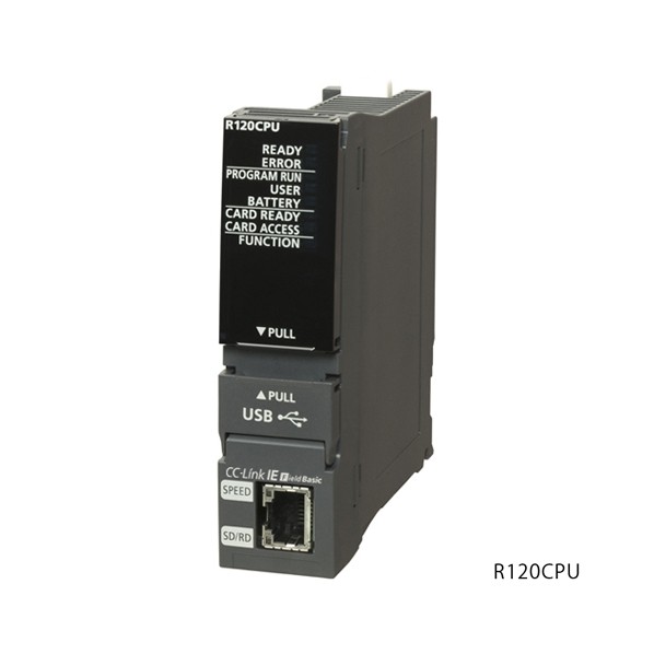 制御装置 PLC(IQ-Rつづき物) 高さ106x幅27.8x奥ふかさ110粍 R04中央処理装置 1点