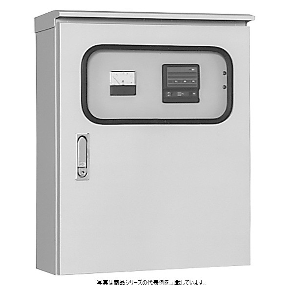 日東工業 ポンプ制御盤･単独自動運転（屋外用仕様） 500&times;600&times;200mm ライトベージュ塗装(5Y7/1) OG3-37EA 1点｜DIY FACTORY ONLINE SHOP