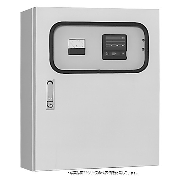 日東工業 揚水機抑えつける盤･自動小銃代わり代わり動かす（屋内･室外兼用遣りくち） 400×600×200粍 点火装置ベージュペンキ塗り(5Y7/1) RGP-A-22EA 1点