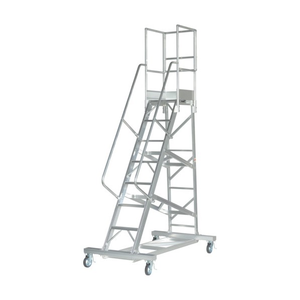 アルミ合金製移動式作業台 DWS-D型 2．4m DWS-D240BTF
