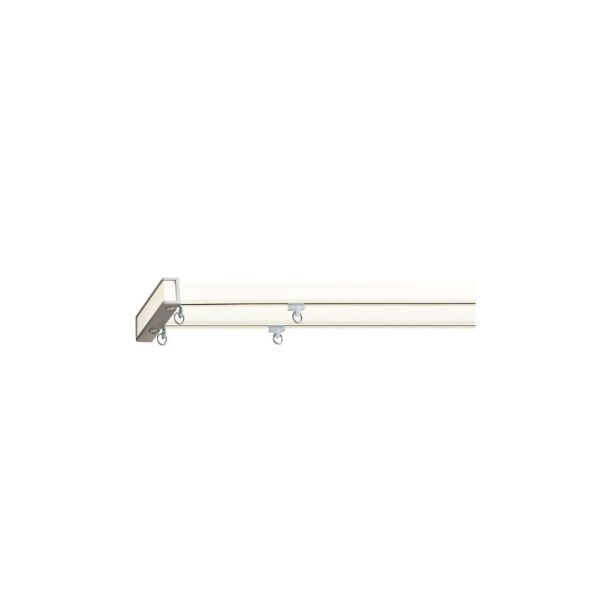 トーソー エリート ダブル カバートップII Mセット(レール同色) 2.73m プレーンホワイト 1セット|DIY FACTORY ONLINE SHOP
