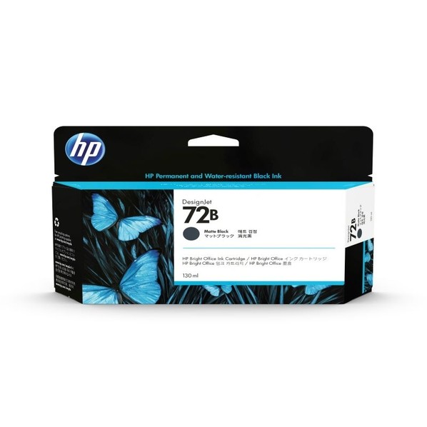 ヒューレット･パッ歌留多 HP72Bインキ薬莢 M黒いこと130ml 3WX06A 1点