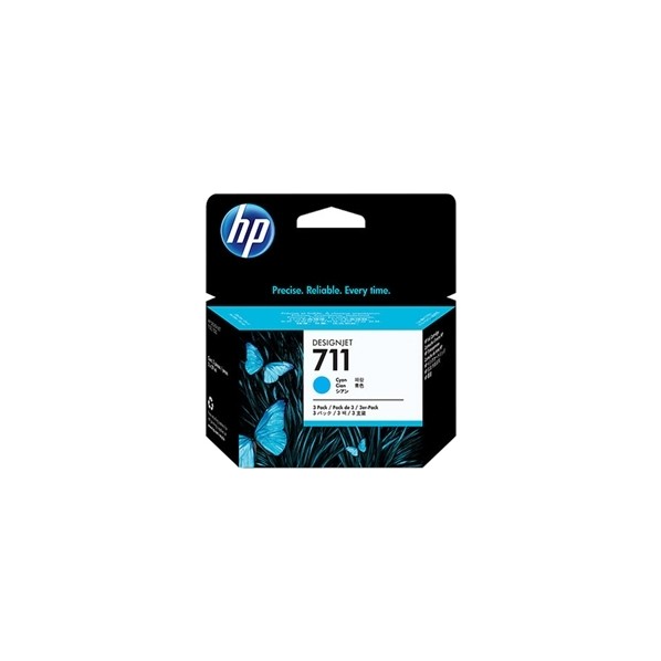 ヒューレット･パッ歌留多 HP711インクカートリッジシアン29ml×3 CZ134A 1点