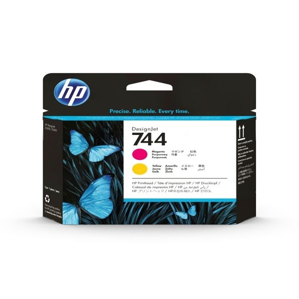 ヒューレット･パッ歌留多 HP744プリントヘッドマゼンタ/黄色 F9J87A 1点