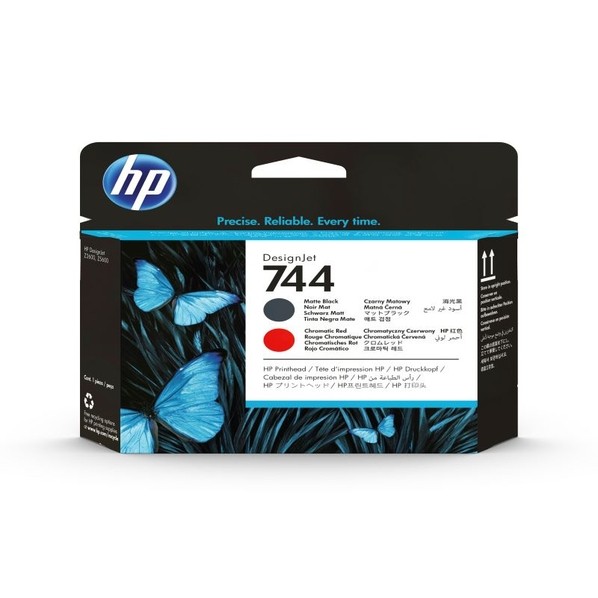 ヒューレット･パッ歌留多 HP744プリントヘッドマットBK/赤いこと F9J88A 1点
