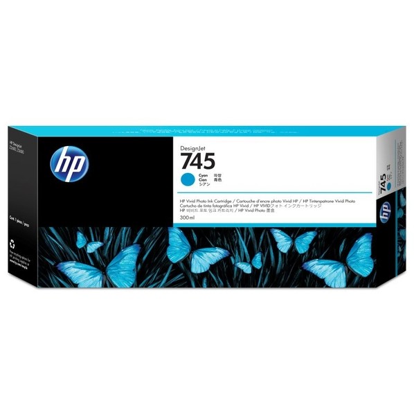 HP745インクカートリッジ シアン300ml F9K03A 1点
