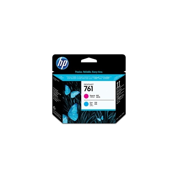 ヒューレット･パッ歌留多 HP761 刷り上げる天々 マゼンタ /シアン CH646A 1点