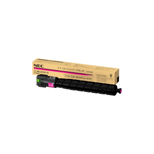 NEC トナーカートリッジ（マゼンタ） PR-L3C751-12 1点