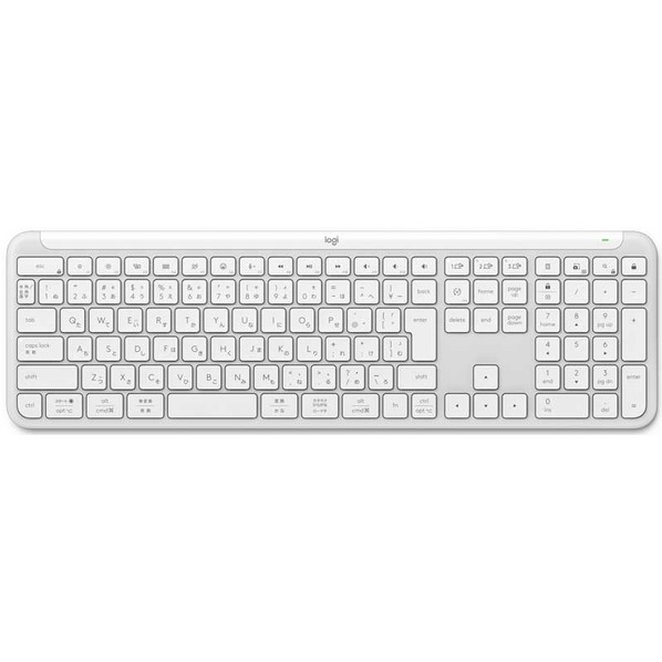 ロジクール Signature Slim 無線電話鍵盤 象牙色 K950OW 1点