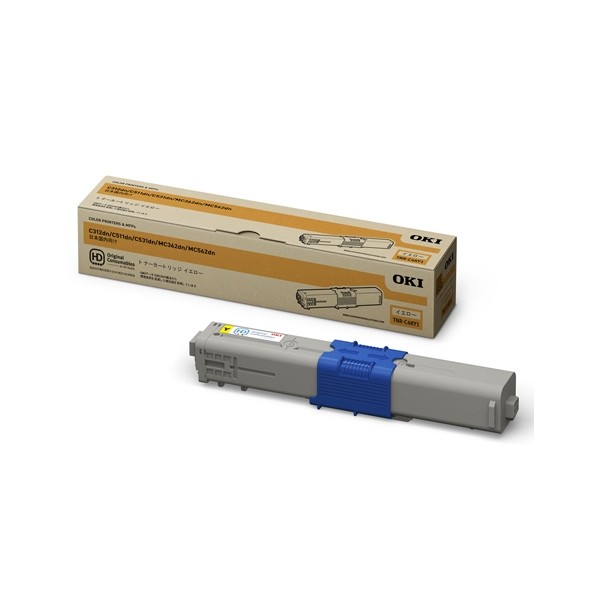 沖データ OKI見聞 トナーカートリッジ   黄色 TNR-C4KY1 1本
