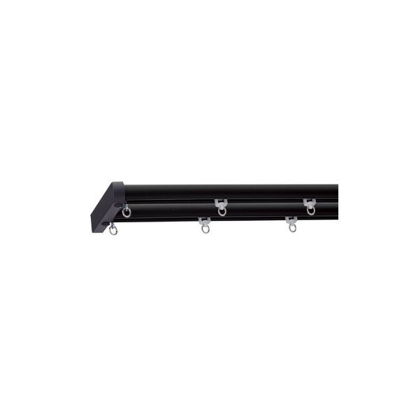 トーソー ネクスティ ダブル カバートップII Mセット(レール同色) 2.73m ブラック 1セット|DIY FACTORY ONLINE SHOP