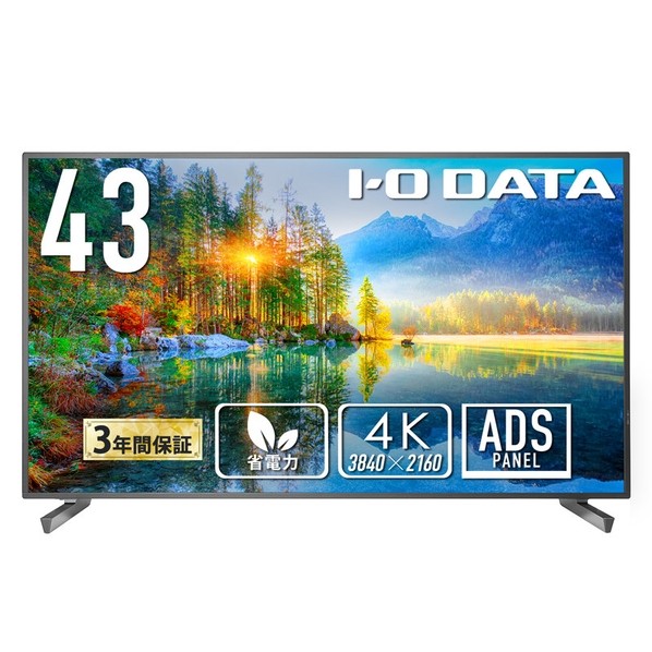 広広とした液晶見せびらかす 42.5型 黒いこと LCD-U431D 1点