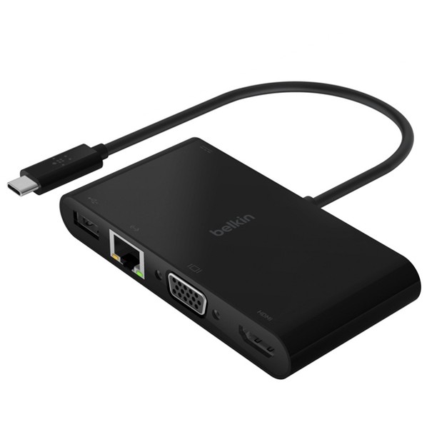 USB-Cマルチメディアシステム+USB-C 100W PDうつり変わりアダプタ AVC004btBK 1点