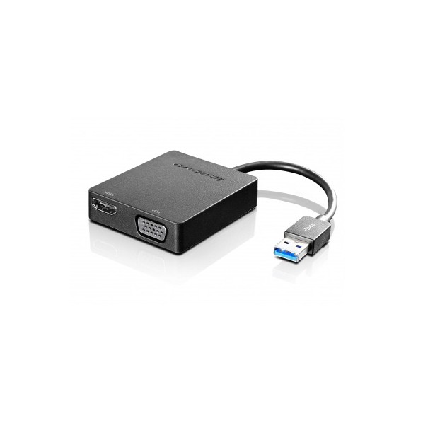 ユニバーサル USB3.0-VGA/HDMIアダプタ 4X90H20061 1点