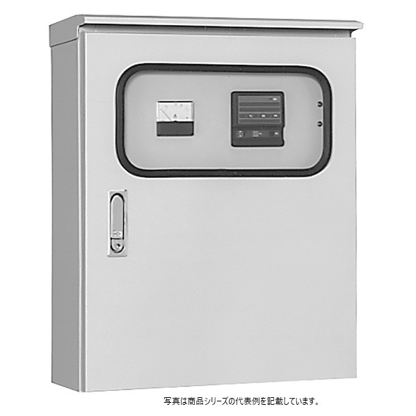 日東工業 ポンプ制御盤・自動交互運転(屋外用仕様) ヨコ500×タテ700×フカサ200mm ライトベージュ塗装(5Y7/1) OG3-A-55HA 1点|DIY FACTORY ONLINE SHOP
