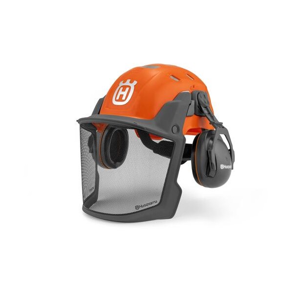 林業用防御すること安全帽 ヘルメットテクニカル オレンジ色 537644601