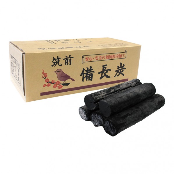 萬洋 筑前 備長炭 切小丸 10kg 1個