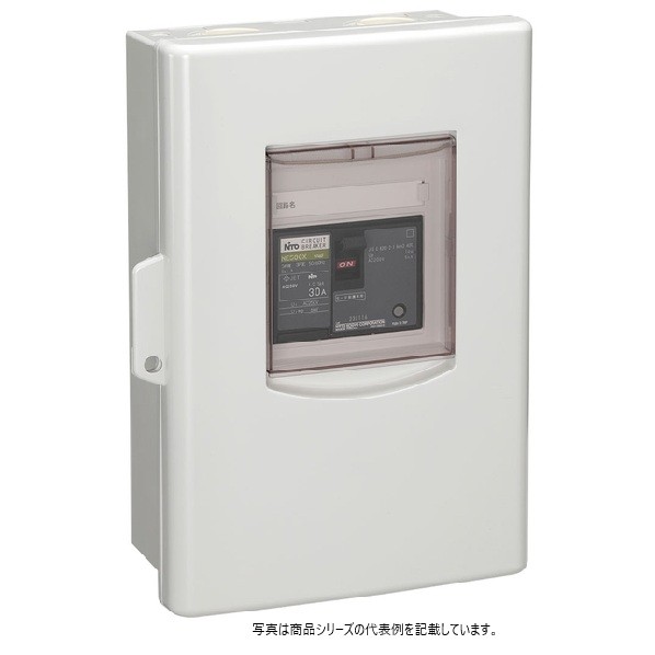 日東工業 プラスチックエンクローズブレーカ ヨコ175×タテ260×フカサ95mm Nホワイトグレー(N8.5) PEB60E2P20A 1点|DIY FACTORY ONLINE SHOP