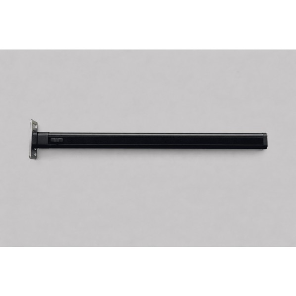 カーク実業 元折れテーブルレッグ/黒 675粍 黒 0646/K 1個