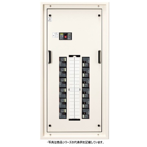 日東工業 パイプシャフト室用PS形PEP動力分電盤 漏電 ヨコ500×タテ1,200×フカサ120mm クリーム塗装(2.5Y9/1) PEP10-16PSJC 1点|DIY FACTORY ONLINE SHOP
