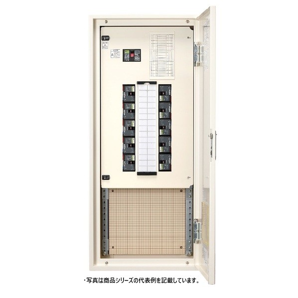日東工業 標準動力分電盤 下部スペース付 漏電 ヨコ500×タテ1,400×フカサ120mm クリーム塗装(2.5Y9/1) PEP15-14-SP3JC 1点|DIY FACTORY ONLINE SHOP