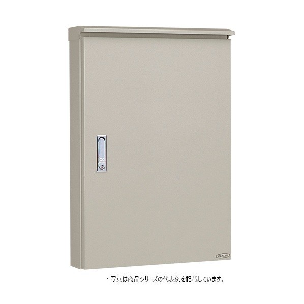 日東工業 ステンレス屋外用制御盤キャビネット（水切、防塵･防水パッキン付） ヨコ600&times;タテ1,400&times;フカサ200mm ライトベージュ塗装(5Y7/1) SOR20-614 1点｜DIY FACTORY ONLINE SHOP