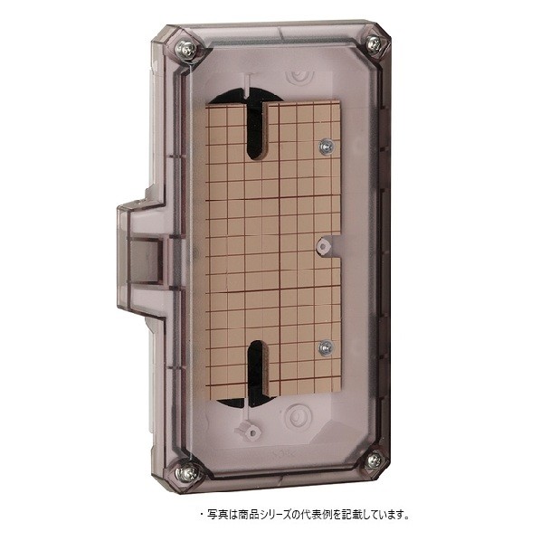 日東工業 PXF形取りひろげる用プラボックス（防塵･雨合羽社会システム）･澄み切った扉 ヨコ130×タテ250×フカサ60粍 PXF6-1325CA-K 1点