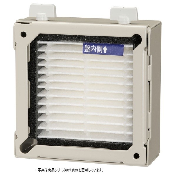日東工業 塩害用こし器容れもの（ステンレス鋼製） ヨコ86×タテ87×フカサ37粍 ともし火ベージュペンキ塗り(5Y7/1) EFC-08 1点