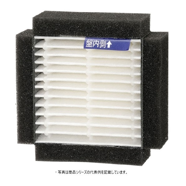 日東工業 塩害用こし器容れもの（ステンレス鋼製）･オプション 塩害用こし器 ヨコ96×タテ94×フカサ25粍 EFC-F09 1点