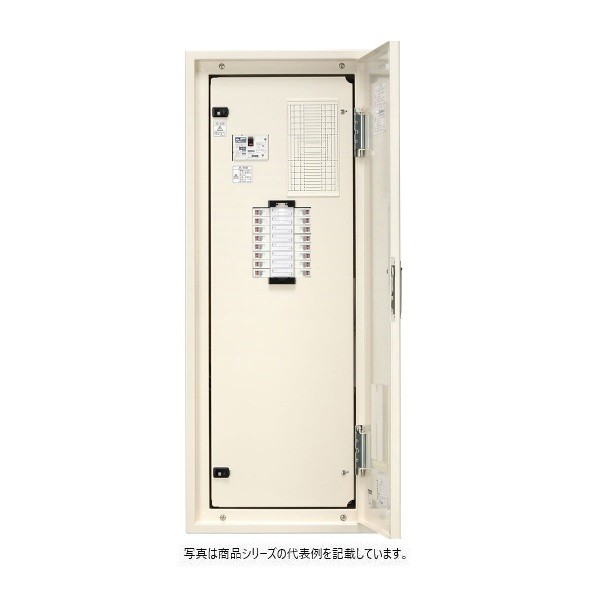 日東工業 ワンショットリモコンリレー（17個）付 短絡 ヨコ400×タテ1200×フカサ120粍 ともし火ベージュペンキ塗り(5Y7/1) ESA6-36-RY17L 1点