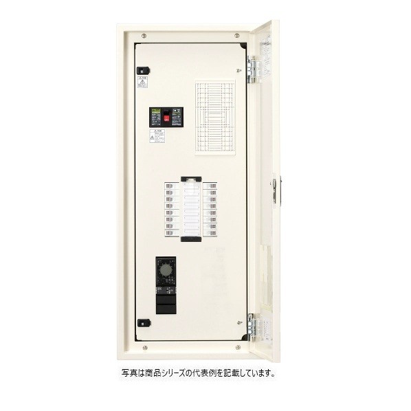 日東工業 自動点滅回路（MC3個）付 漏電 ヨコ400&times;タテ900&times;フカサ120mm ライトベージュ塗装(5Y7/1) ESA10-26-TM3L 1点｜DIY FACTORY ONLINE SHOP