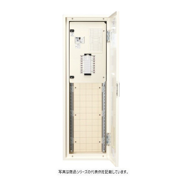 日東工業 下部スペース(タテ600mm)付 漏電 ヨコ400×タテ1300×フカサ120mm クリーム塗装(2.5Y9/1) ESA10-16-SP6JC 1点|DIY FACTORY ONLINE SHOP
