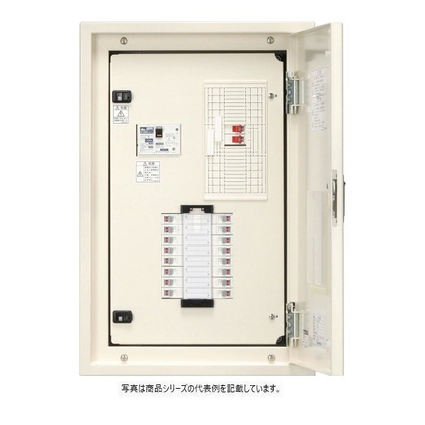 日東工業 非常回路付（2回路） 漏電 ヨコ400&times;タテ1000&times;フカサ120mm クリーム塗装(2.5Y9/1) ESA10-46-PH2JC 1点｜DIY FACTORY ONLINE SHOP