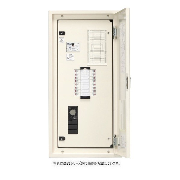 日東工業 自動点滅回路（MC2個）付 漏電 ヨコ400&times;タテ1200&times;フカサ120mm クリーム塗装(2.5Y9/1) ESA10-46-TM2JC 1点｜DIY FACTORY ONLINE SHOP