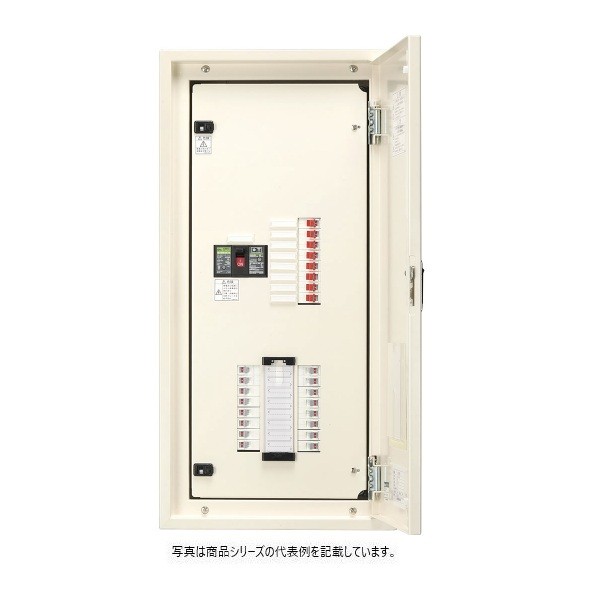 日東工業 非常回路付（多回路） 漏電 ヨコ500&times;タテ1200&times;フカサ160mm ライトベージュ塗装(5Y7/1) ESA20-40-PH10J 1点｜DIY FACTORY ONLINE SHOP