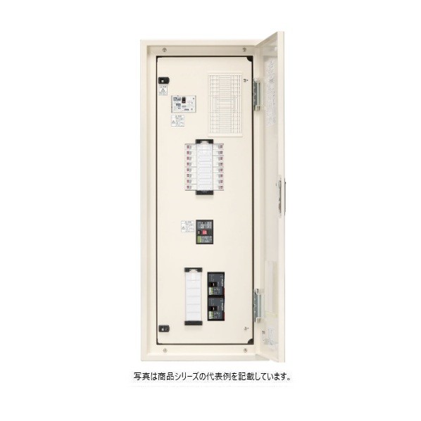 日東工業 動力回路2個付（三相3線式） サーキット ヨコ400&times;タテ1200&times;フカサ120mm クリーム塗装(2.5Y9/1) NSA6-36-P62LC 1点｜DIY FACTORY ONLINE SHOP
